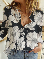 Loose Long Sleeve Linen Shirt