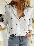 Loose Long Sleeve Linen Shirt