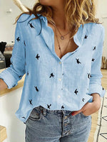 Loose Long Sleeve Linen Shirt