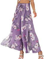 High waisted wide leg pants
